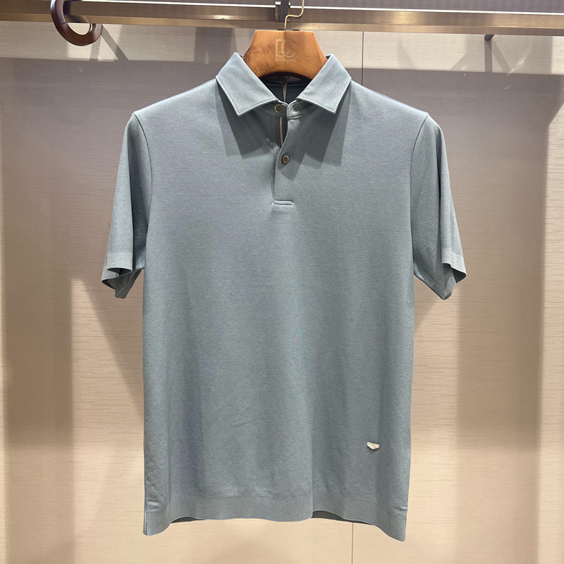 迪赛DEICAE专柜2024夏季新款正品男士针织衫短袖T恤2色114121355