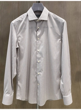 2022新款卡尔丹顿专柜春季正品男士长袖衬衫衬衣 KCAS13528SAC1