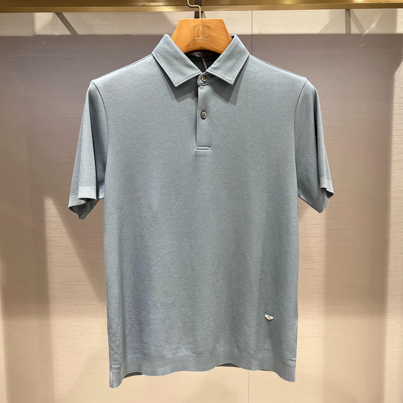 迪赛DEICAE专柜2024夏季新款正品男士针织衫短袖T恤2色 114121355