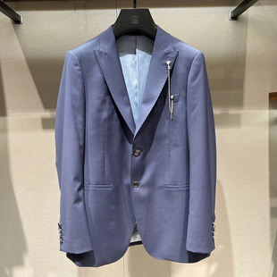 BOSSsunwen专柜2024春季新款正品男士羊毛西服西装 141123211680
