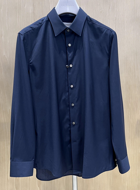 2024新款卡尔丹顿专柜春季正品男士长袖衬衫衬衣 KEAS13519PAD5