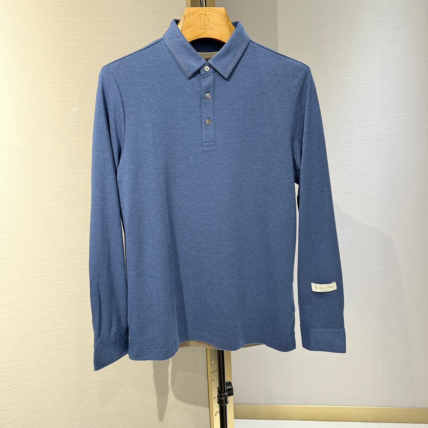 迪赛DEICAE专柜正品男士秋季桑蚕丝针织上衣长袖T恤2色151131094