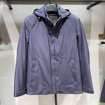 2023新款BOSSsunwen专柜秋冬正品男装毛皮服装羽绒服134327321070