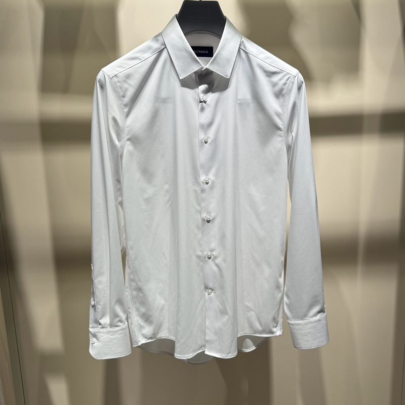 新款卡尔丹顿专柜春季正品男士长袖衬衫 衬衣上衣 AE5S03504PAW1