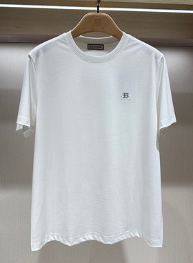 BOSSsunwen2026年新款正品春秋通勤休闲短袖针织衫2色M621T108