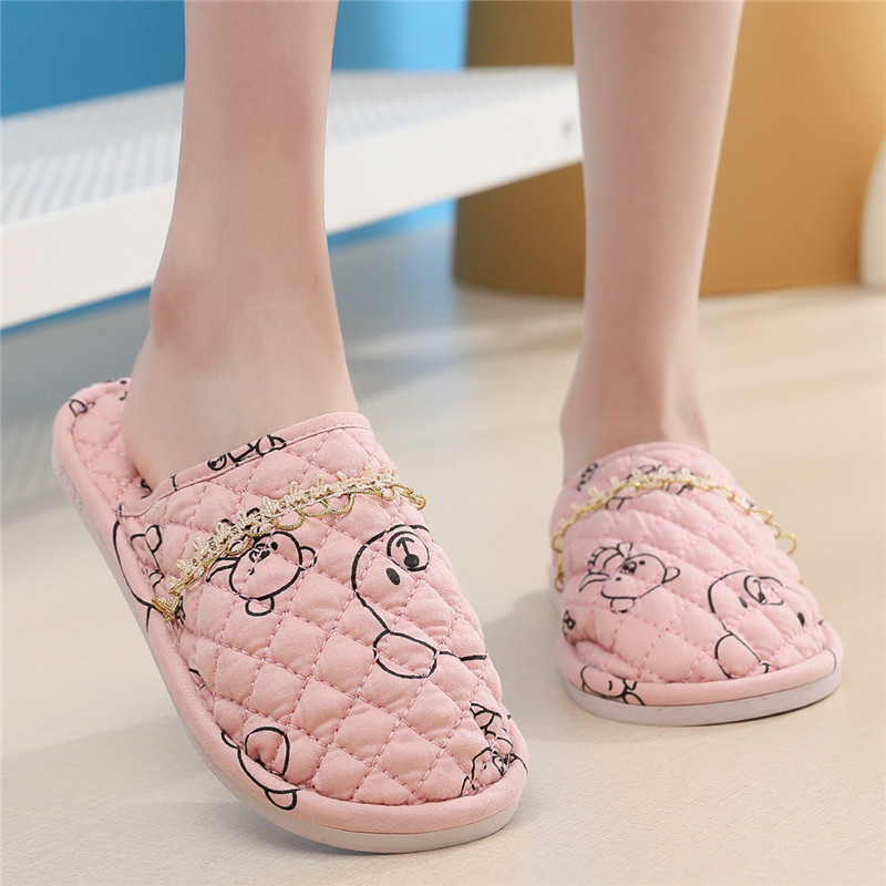 韩版包脚防滑胶底拖鞋男女室内家用棉居家无声木地板软底秋冬春季,居家布艺,居家棉拖/棉鞋,淘宝优惠券,粉丝福利购,淘宝优惠卷