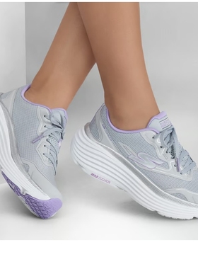 代购美国进口海外版斯凯奇女鞋舒适系带厚底防滑耐磨运动鞋129472