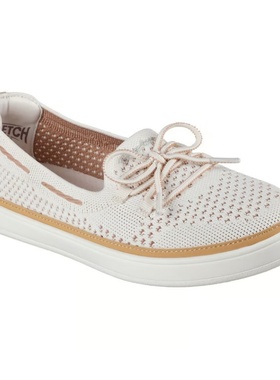 代购skechers斯凯奇女鞋舒适一脚蹬平底轻便耐磨时尚板鞋100676