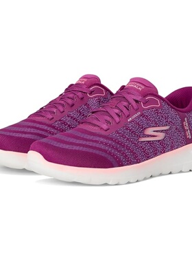 代购skechers斯凯奇女鞋舒适系带缓震轻便平底夏季运动鞋124693