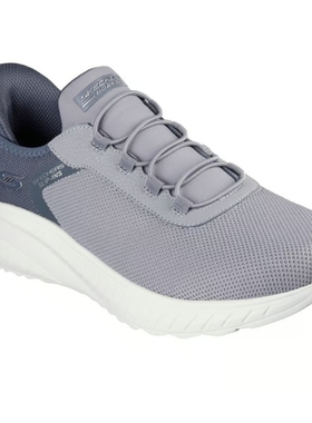 美国进口代购斯凯奇男士松紧带闪穿舒适平底水洗跑步运动鞋118303