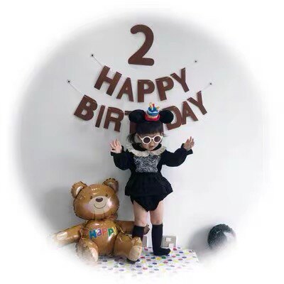儿童生日派对装饰氛围感场景米奇米妮发箍男女孩周岁拍照道具成人