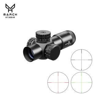 进军3X28短款夜视薄壁广角速高清3倍i镜模型件挂墙弹弓玩具配件