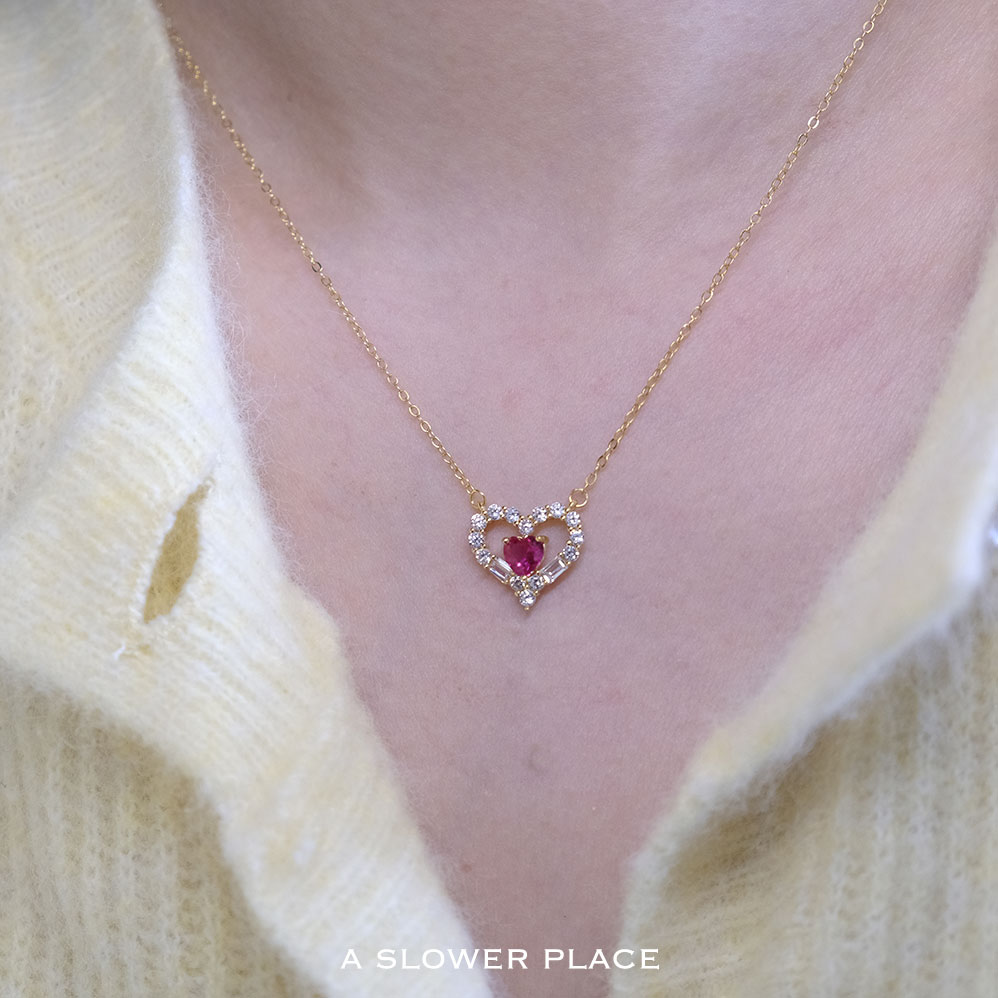 925银女浪漫温柔项链礼物