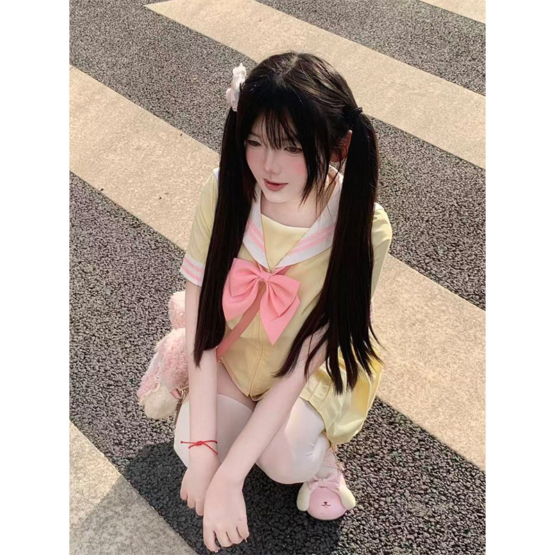 复刻彩虹战队日系水手服JK制服bodyline学院风套裙套装女新款可爱