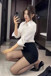 秋修身 女秘书OL制服职业工作服套装 性感黑色包臀裙 白衬衫 收腰长袖