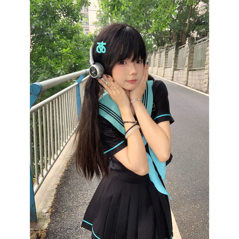 【青本绘】JK时尚日系校园感学生jk制服长短袖上衣学院水手服套装
