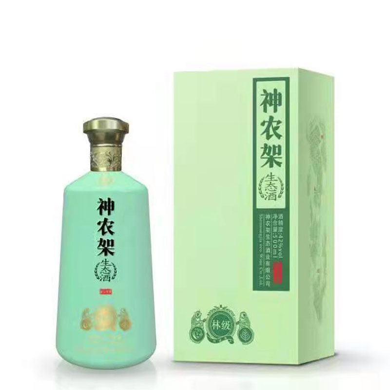 湖北特产神农架松子型原浆高粱酒500ml 单瓶42度林级包邮