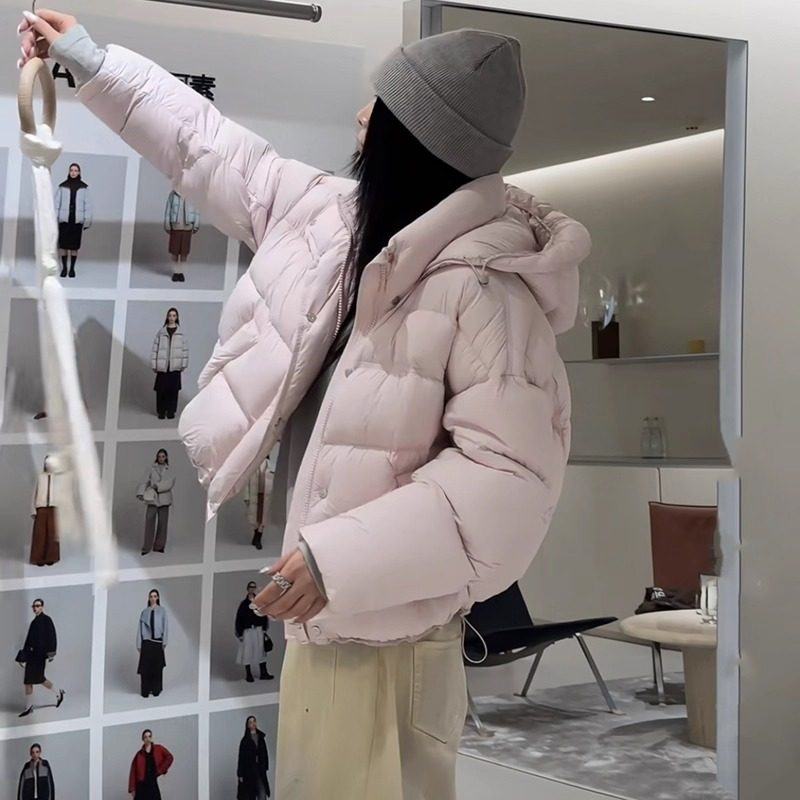 【泡芙女孩】轻柔云感95白鸭绒泡芙龟背羽绒服女短款连帽加厚外套,女装/女士精品,羽绒服,淘宝优惠券,粉丝福利购,淘宝优惠卷