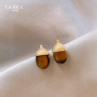 古里雅美拉德耳钉女2026新款爆款小众设计感耳环巨好看独特耳饰