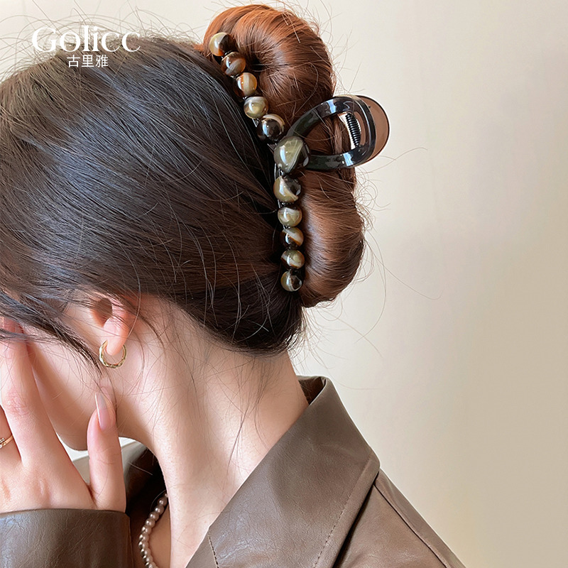 大号后脑勺抓夹高级感鲨鱼夹