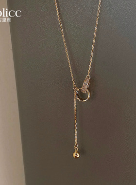 古里雅爆款圆圈项链女