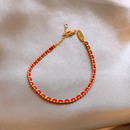 红绳编织细手绳女手链轻奢高级感精致手饰2025新款 红色转运本命年