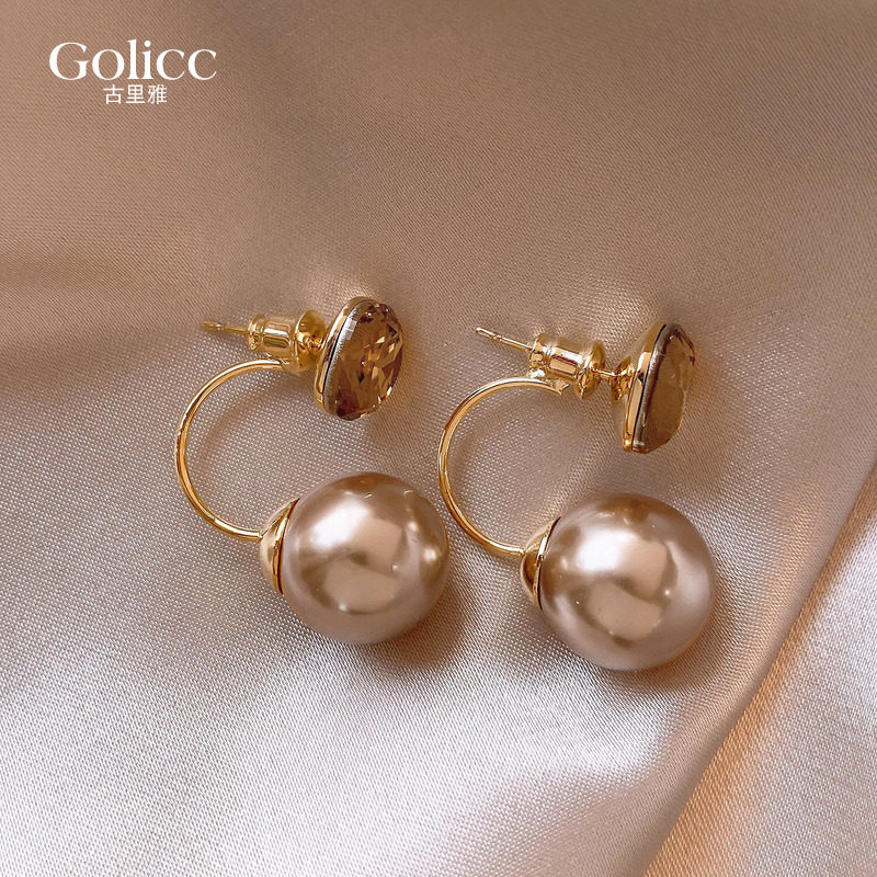 几何锆石珍珠耳环女轻奢高级感气质大气百搭耳钉新年耳饰漂亮独特,饰品/流行首饰/时尚饰品新,耳环,淘宝优惠券,粉丝福利购,淘宝优惠卷