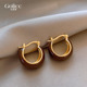 美拉德复古耳扣2026新款 气质耳环女轻奢高级感耳圈超火耳饰品 爆款