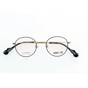 安娜李超轻钛架眼镜框男女全框纯钛不规则男士小框眼镜配镜8303