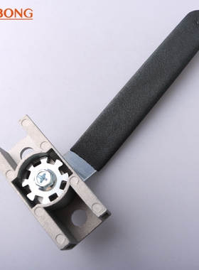 不锈钢左门内锁十六折型材附件 威图机柜门配件九折型材附件TS002