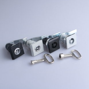 顶邦 MS817配电箱机柜锁 开关柜 不锈钢转舌锁 可伸缩S锁芯三角锁