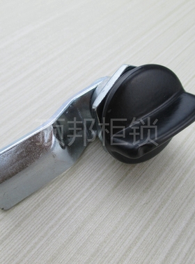 顶邦柜锁 MS715-2黑色转舌锁 电柜箱锁MS705-3C-4转舌锁 配电柜锁