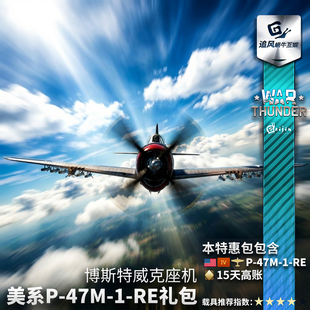 美系 战争雷霆 thunder 礼包 雷电 博斯特威克座机 P47M1RE War
