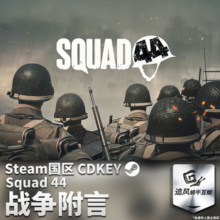 Steam 正版 PC 游戏 战争附言 Squad 44 国区激活码 CDKEY