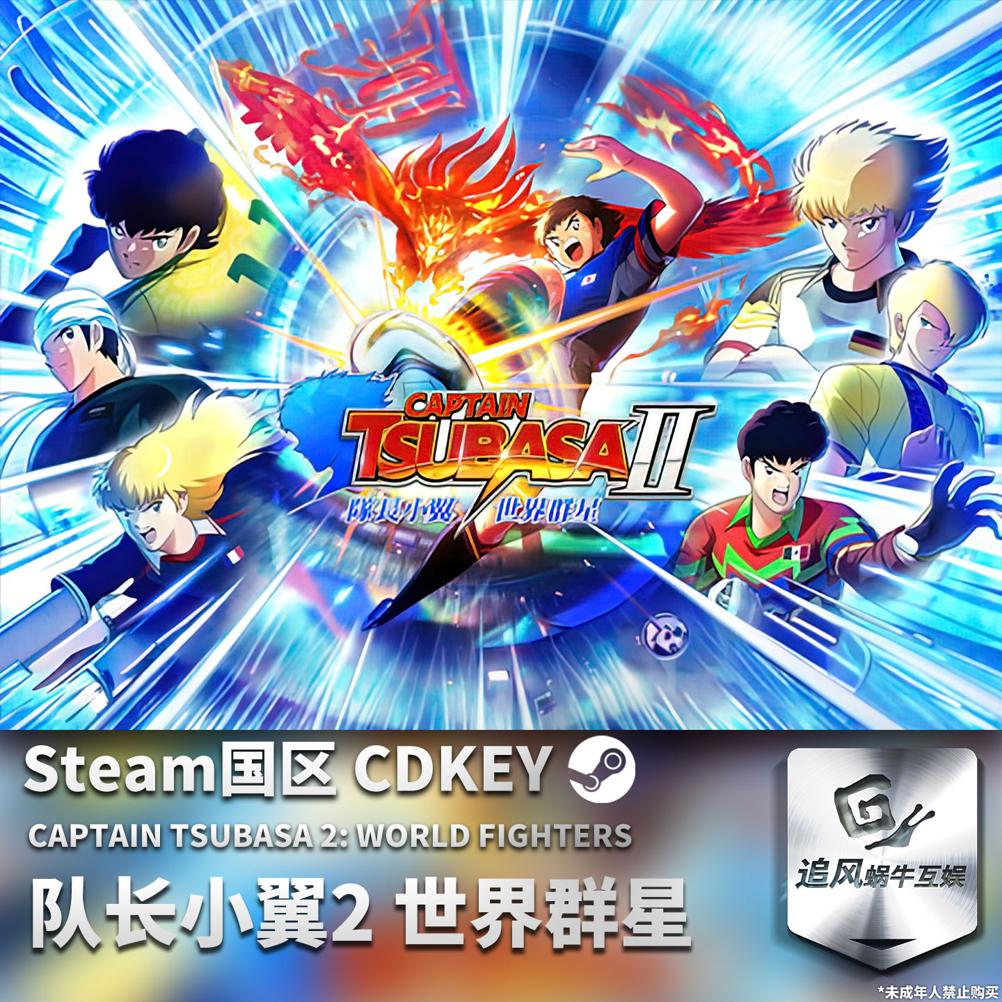 Steam 正版 PC 游戏 队长小翼2 世界群星 国区激活码 CDKEY图片