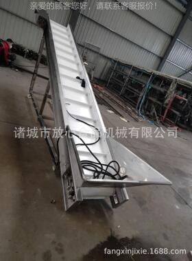 升机 爬坡皮输送机FX-600 食品物料提升机价格 爬坡带提升机厂提