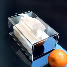 创意欧美式简约轻奢风水晶家用茶几欧式酒店时尚亚克力手抽纸巾盒