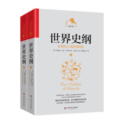 世界史纲 生物和人类的简明史 图文版 风行近百年 发行数百万册的世界性畅经典 正版图书 华东师范大学出版社