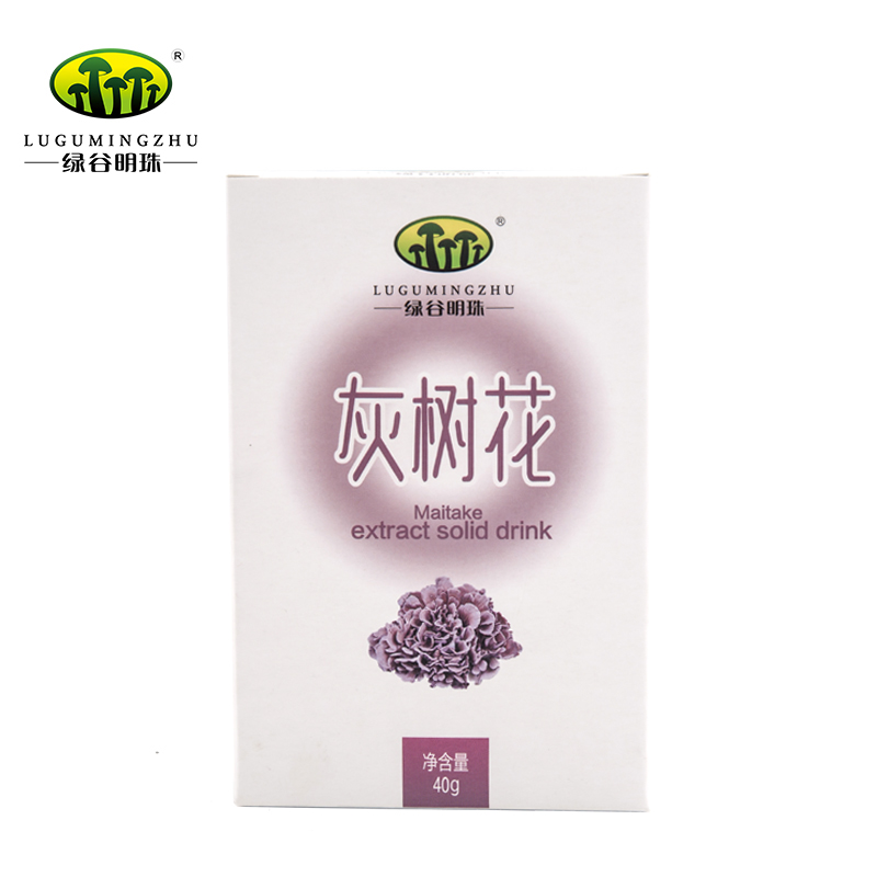 綠谷明珠灰樹花多糖D組分提取物舞茸灰樹花固體飲料4g/袋*10袋
