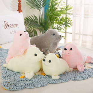 毛绒玩具抱枕玩偶生日儿童礼物海洋馆海底世界仿真海豹小海狮公仔