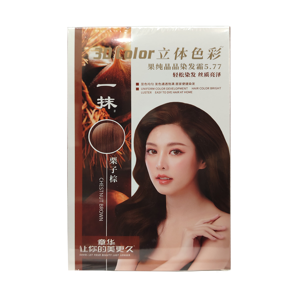 章华一抹系列果纯晶品染发霜