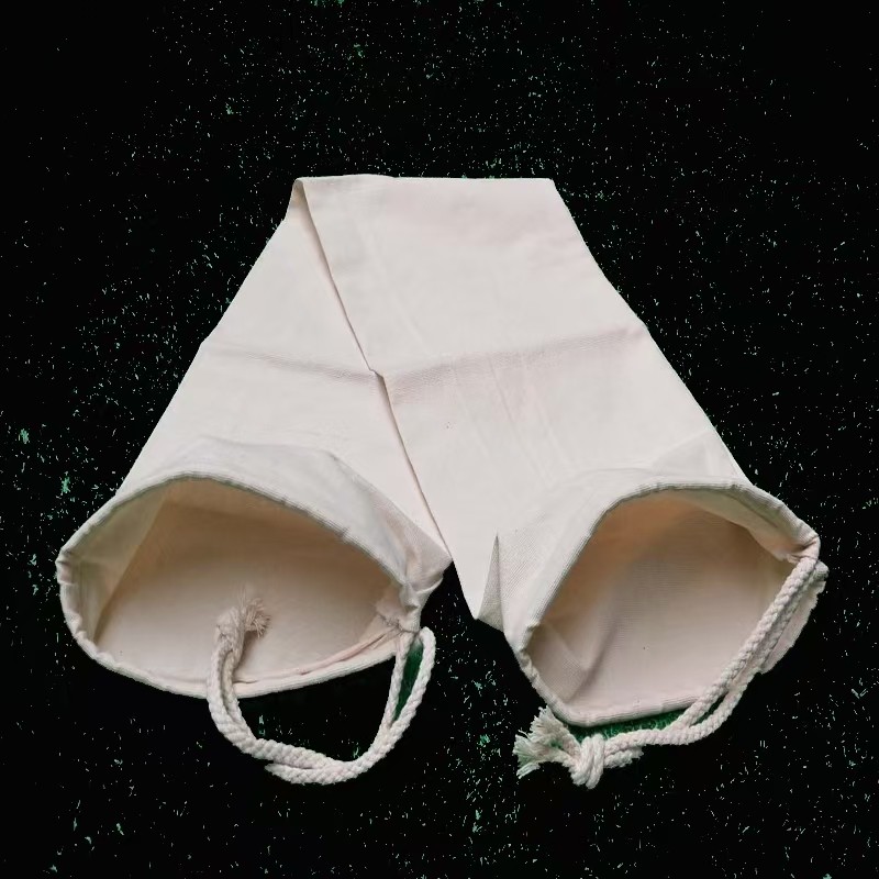 粉碎机布袋子帆布加厚全棉材质防尘透气大容量粮食玉米磨面接粉袋