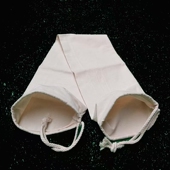 粉碎机布袋子帆布加厚全棉材质防尘透气大容量粮食玉米磨面接粉袋