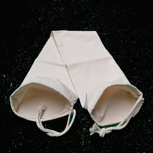 粉碎机布袋子帆布加厚全棉材质防尘透气大容量粮食玉米磨面接粉袋