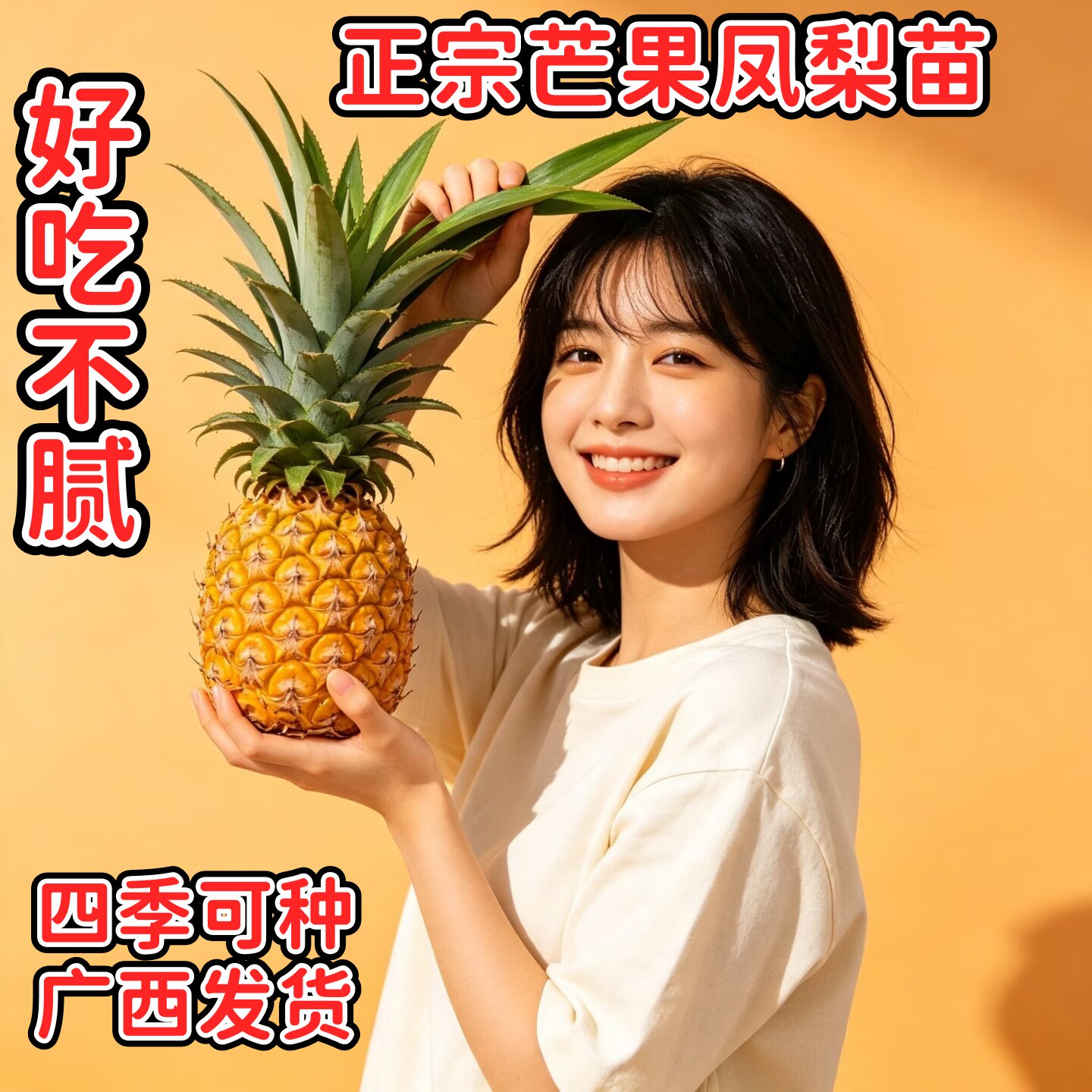 正宗四季蜜凤梨苗甜多汁盆栽地栽图片