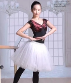 芭蕾舞裙成人芭蕾舞蹈裙纱裙伴舞裙白蓬蓬天鹅湖下半身芭蕾裙舞蹈