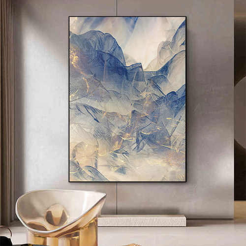 现代客厅玄关装饰画高级落地画