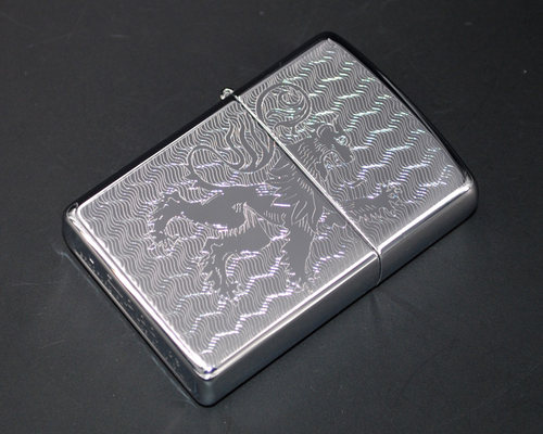 zippo绝版收藏镜面打火机