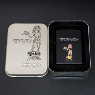 收藏 原装 绝版 Zippo打火机 2002年日本东京硬石餐厅纪念限量 正品