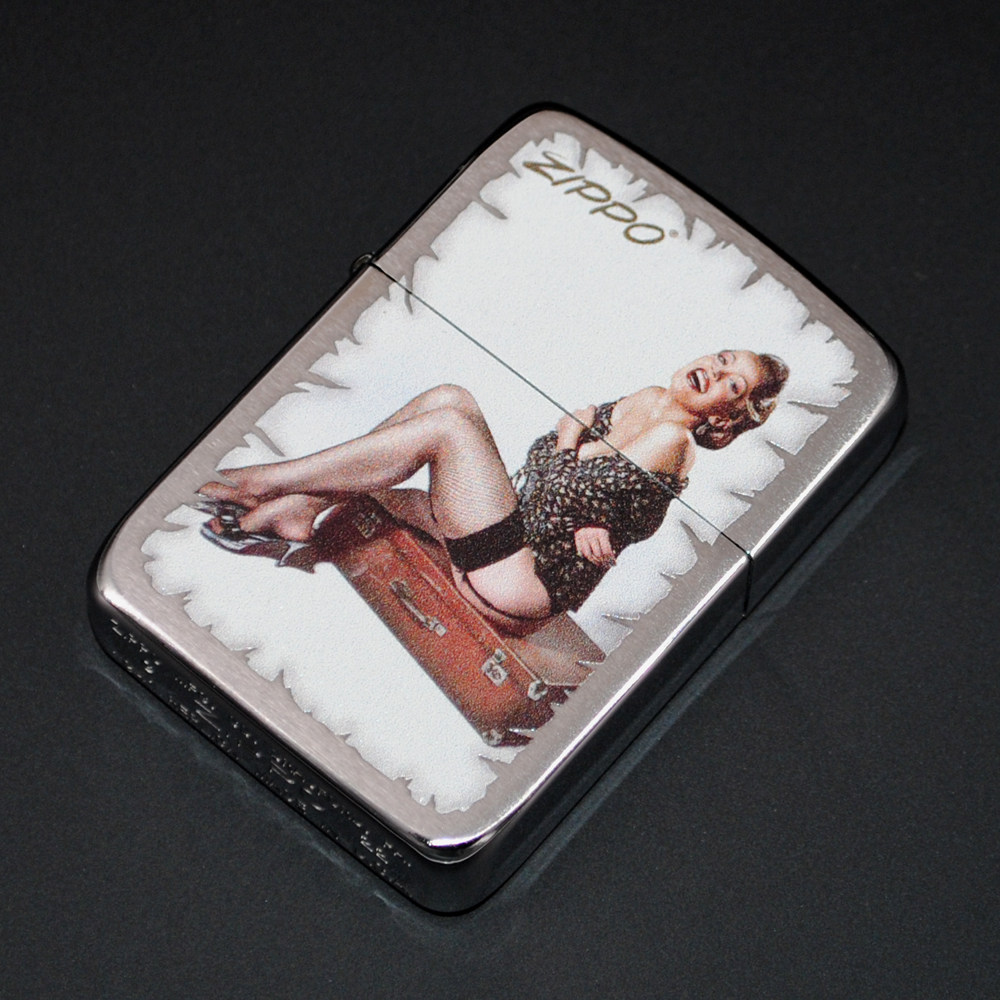 原装正品Zippo打火机-2022年1941复刻复古封面女郎